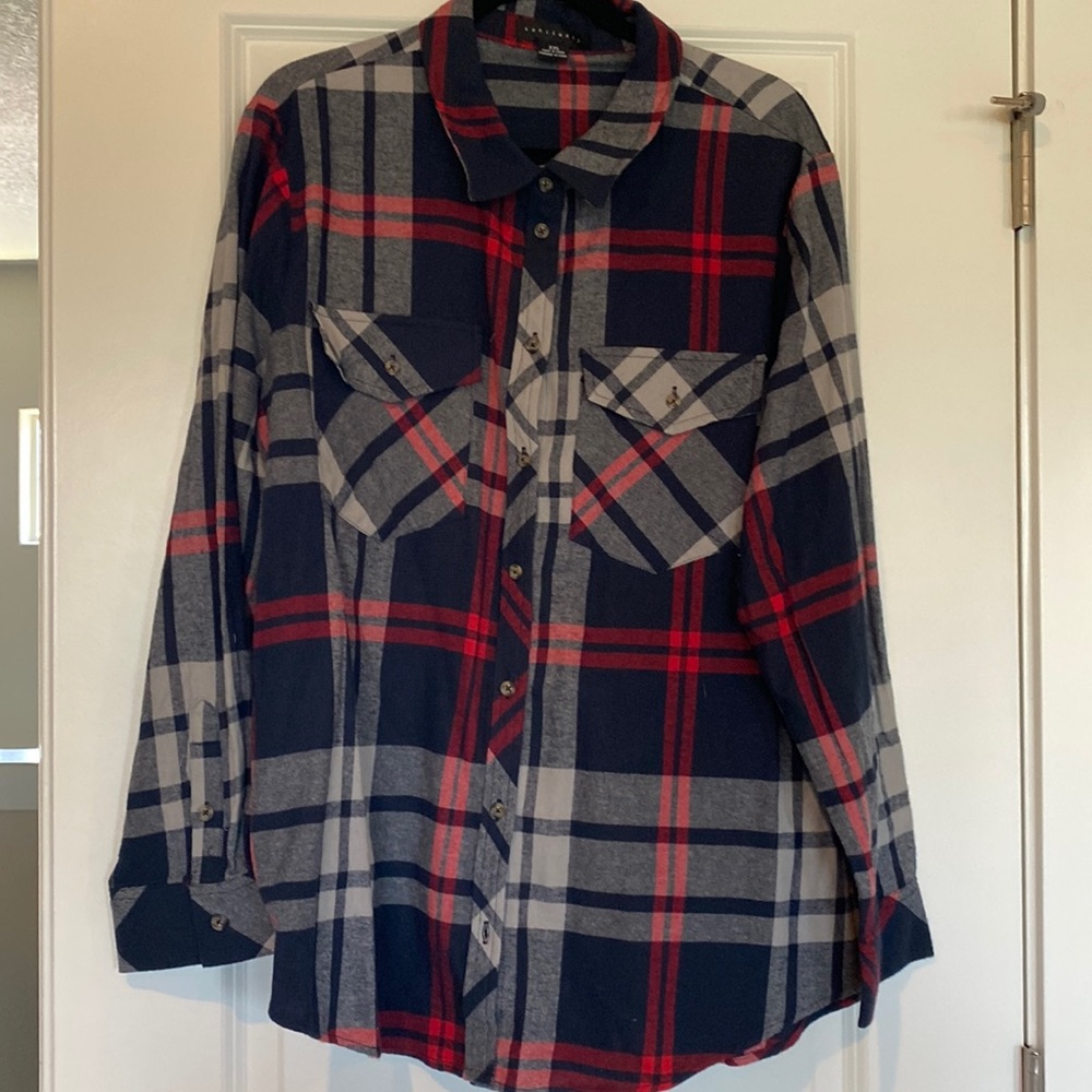 Sanctuary Women’s Checkered Flannel Button Up